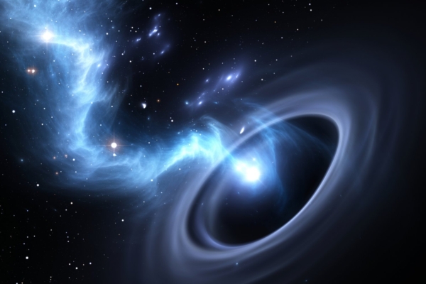 Kaugetes galaktikates põrkus musti auke ja neutrontähti