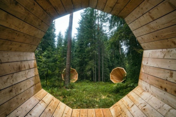 Võrumaa metsas avati kõlakojad loodushäälte võimendatud kuulamiseks