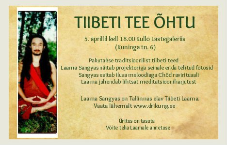 Tiibeti teeõhtu Tallinnas